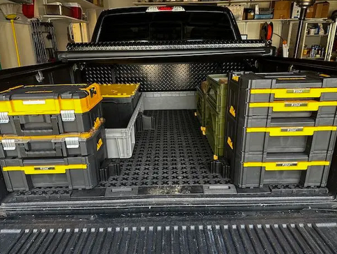 Level Up Your F-150 Tool Arrangement with Tmat and DeWalt TSTAK