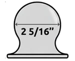 2 5/16"