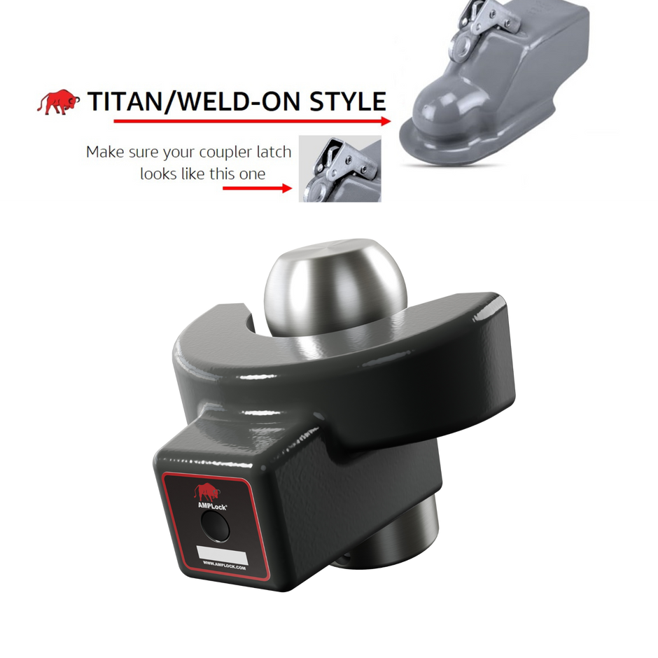 AMPLock Ball Coupler Lock - Titan Weld-on Design