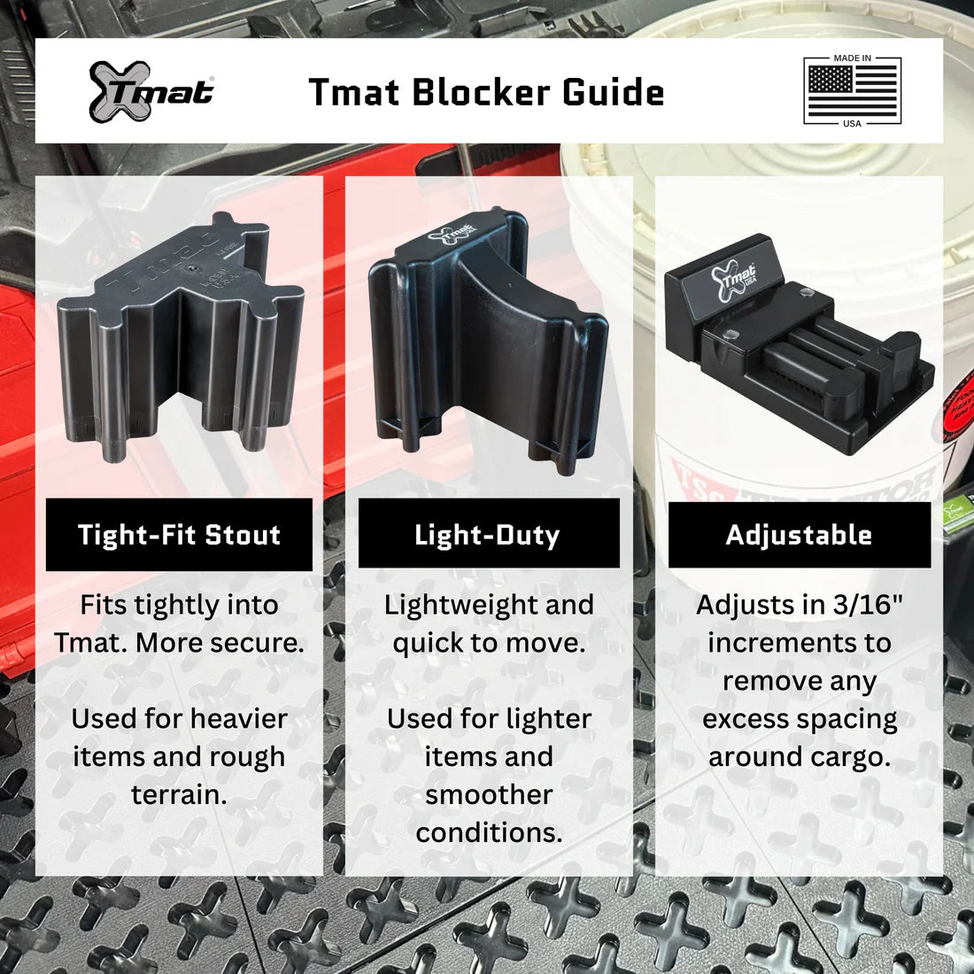 Tmat Adjustable Blockers (2-Pack)