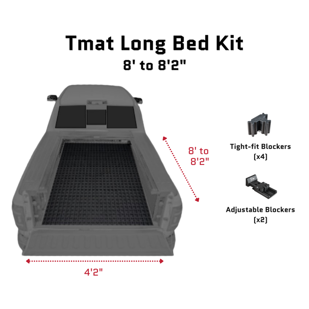 Tmat Truck Bed Organizer Slide Out Mat | Chevrolet Silverado 1500 Long Bed