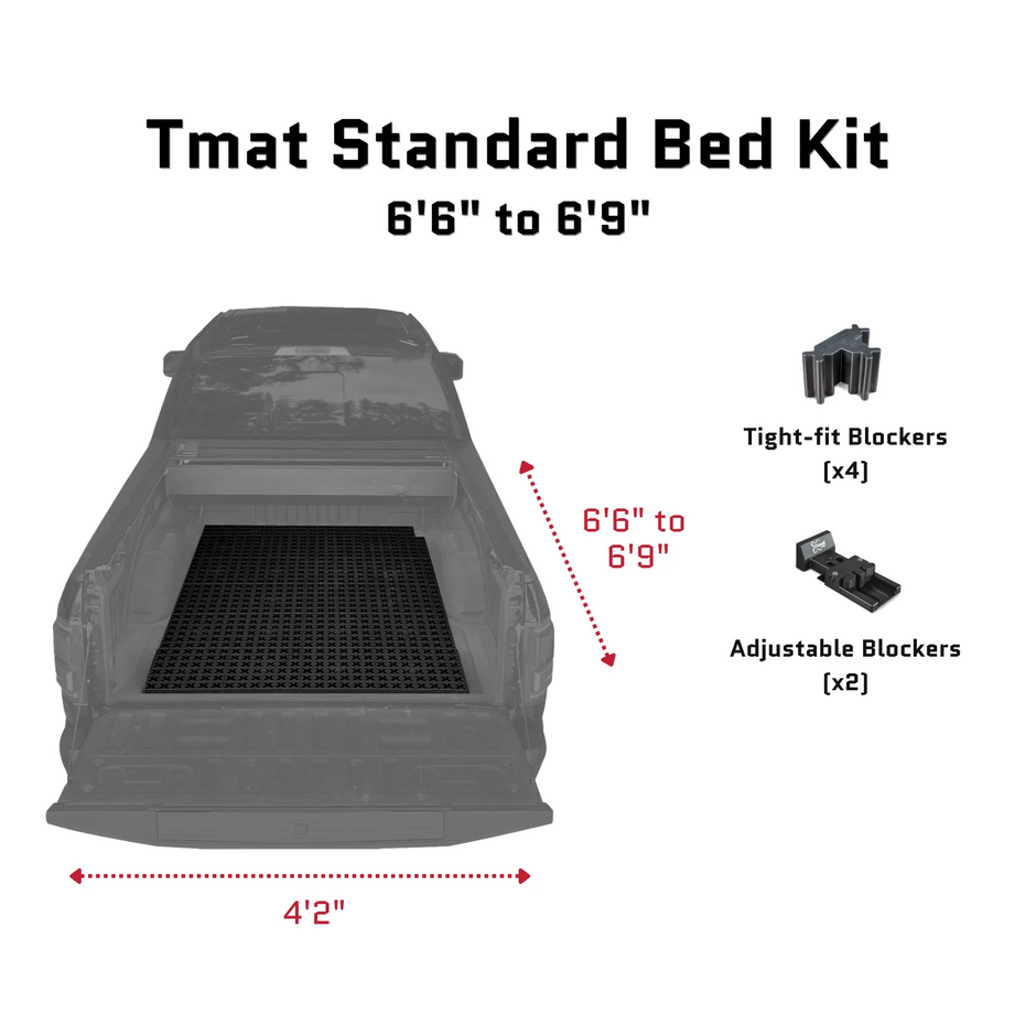 Tmat Truck Bed Organizer Slide Out Mat | Chevrolet Silverado 2500/3500 HD Standard Bed