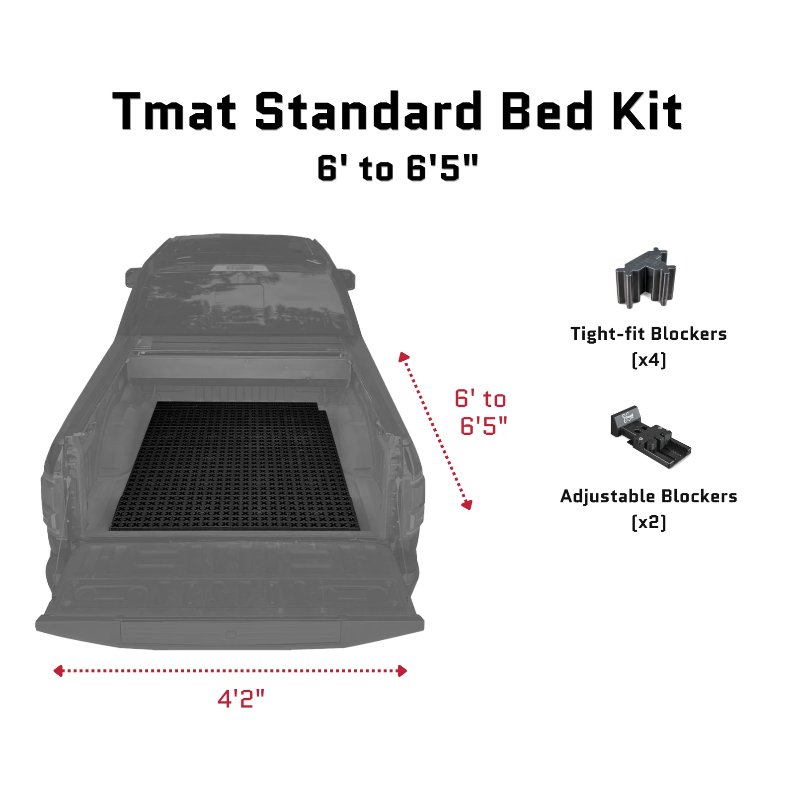 Tmat Truck Bed Organizer Slide Out Mat | Nissan Titan Long Bed
